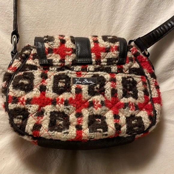 Vera Bradley Tweed Mini Saddle Crossbody Bag - Picture 5 of 9